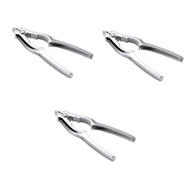 Alipis 3pcs Zinc Alloy Clam Opener Seafood Cracker Oyster Sucker Shellfish Remover High Gadget