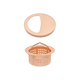 GAONA (gaona) Drain Drainer Basket Copper Color Drain Lid/Approx. Diameter 7.9 X Thickness 0.8 cm, Cage/Approx. Diameter 7.8 W x H by 3.5 cm Germicidal effect (numeri・ odor-proofing Hygienic) GA – pb046