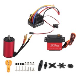 RC Brushless Motor Set 3660 4200KV Brushless Motor 80A ESC 30kg Servo RC Accessories for 1/8 1/10 RC Car