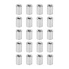 20Pcs Coupling Nut Round Rod Connector 304 Stainless Steel Female