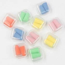 Noise Cancelling Sleep Earplugs with Storage Case Random Color/Selection 30ea