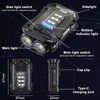 SEFONE 8 Modes Clip on Flashlight Mini EDC Keychain Flashlight,