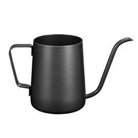 Stainless Steel Gooseneck Coffee Kettle – 350mL Pour Over Drip Pot with Long Narrow Spout for Precision Brewing – Hand Drip Coffee, Tea Kettle for Home, Travel, and Camping
