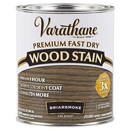 Varathane Premium Fast Dry Wood Stain, Quart, Briarsmoke