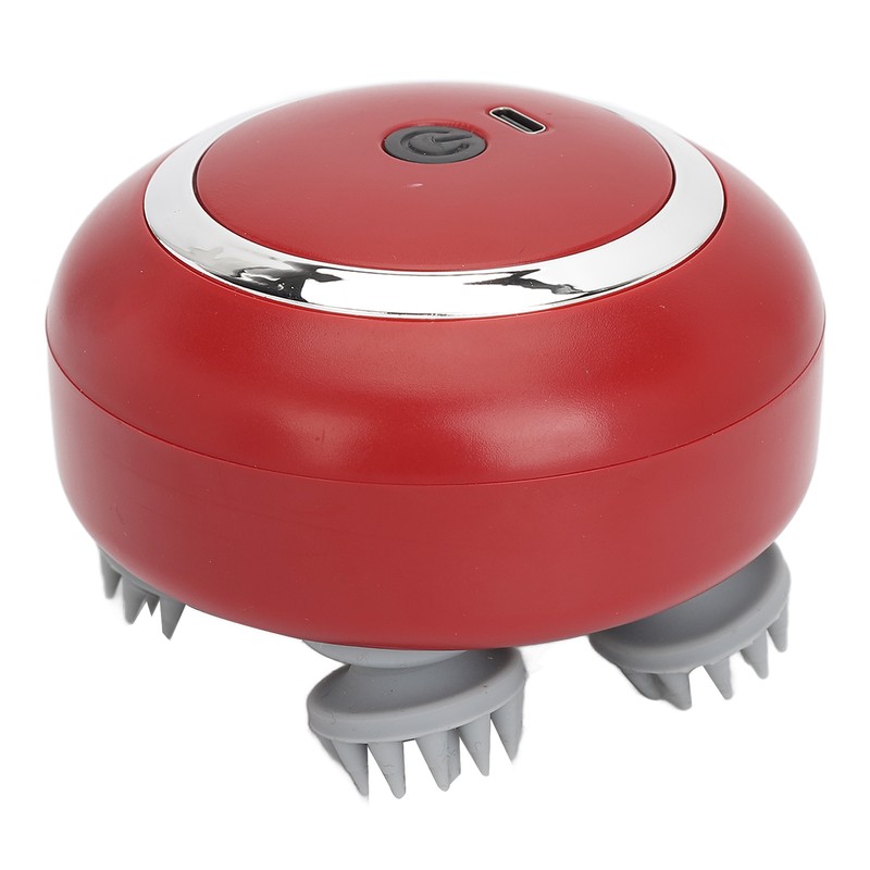 Electronic Head Scalp Massager Kneading Vibration Multi Functional Handheld Hair