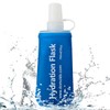 TXSN 150 ml Soft Flask, Hydration Flask Foldable Water Bottle