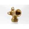 TC Garden Hose Union BIB TAP 1/2" Brass with Wall