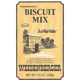 Weisenberger Biscuit Mix - Southern Style Buttermilk Biscuit Mix - Made From Non-GMO Soft Red Wheat - Traditional Old Fashioned Recipe - 5.5 Oz, Pack of 12