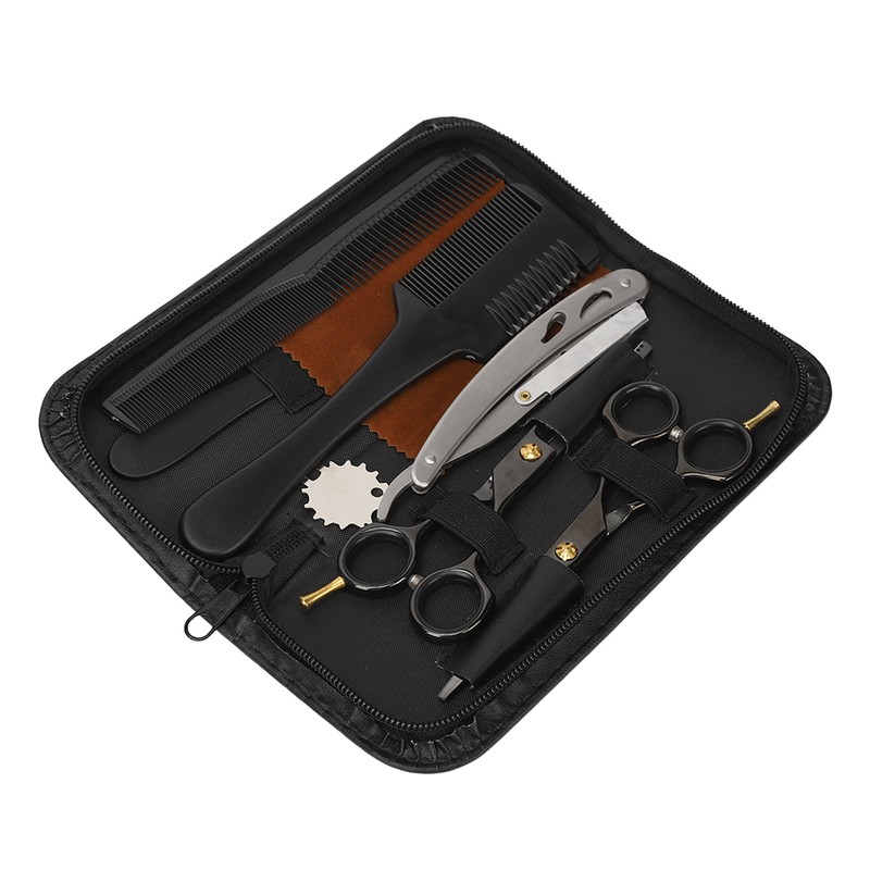 Hair Cutting Scissors Set Haircut Shears Comb Barber Scissors Tools