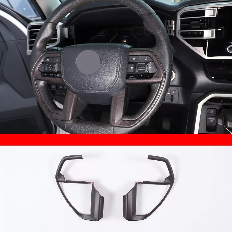 BEBECAR Oak wood Grain Steering Wheel Overlay Trim Cover Fits