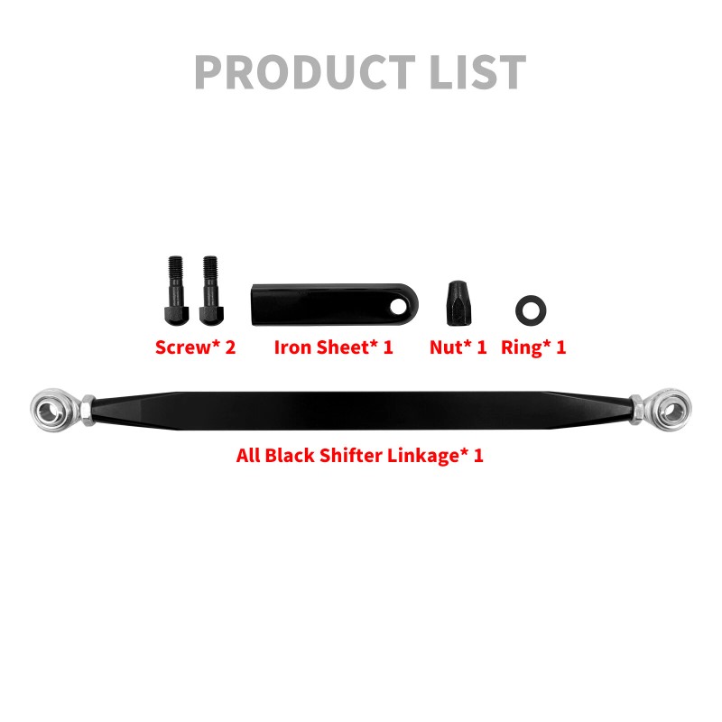 HDBUBALUS Gear Shifter Shift Black Linkage Fit For Harley Touring