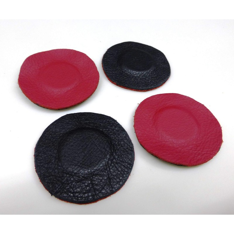 2 Pair 13800 Gauss Leather Neodymium Magnet Set for Biomagnetismo