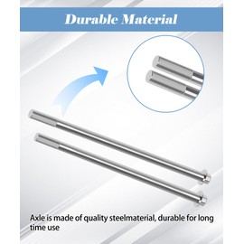 12mm 270mm Mini Bike Rear Axle + 225mm Front Wheel Axle Nut Bolt+4*Wheel Bearing/Fits for Coleman CT100U Minibike 97cc 100cc 2.5 3.0HP Powersports Accessories Parts