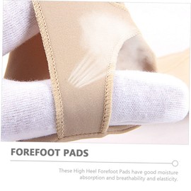 HONMEET 1pair High Heel Forefoot Pads for Breathable Metatarsal Cushions for Women Comfortable Gel Inserts for Enhanced Foot Support for All Shoe Types