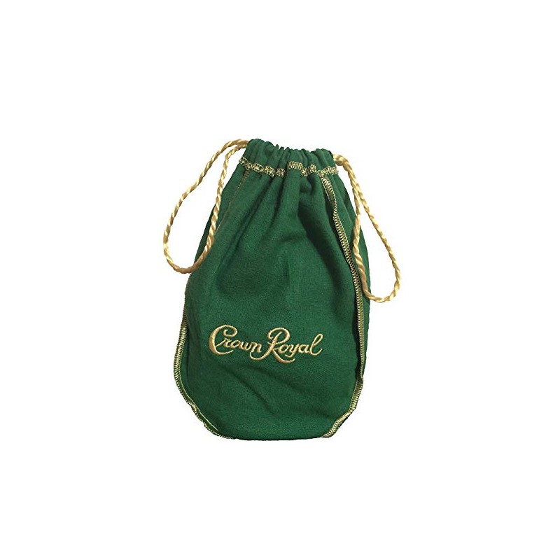 Crown Royal Bag with Drawstring | Green - Apple