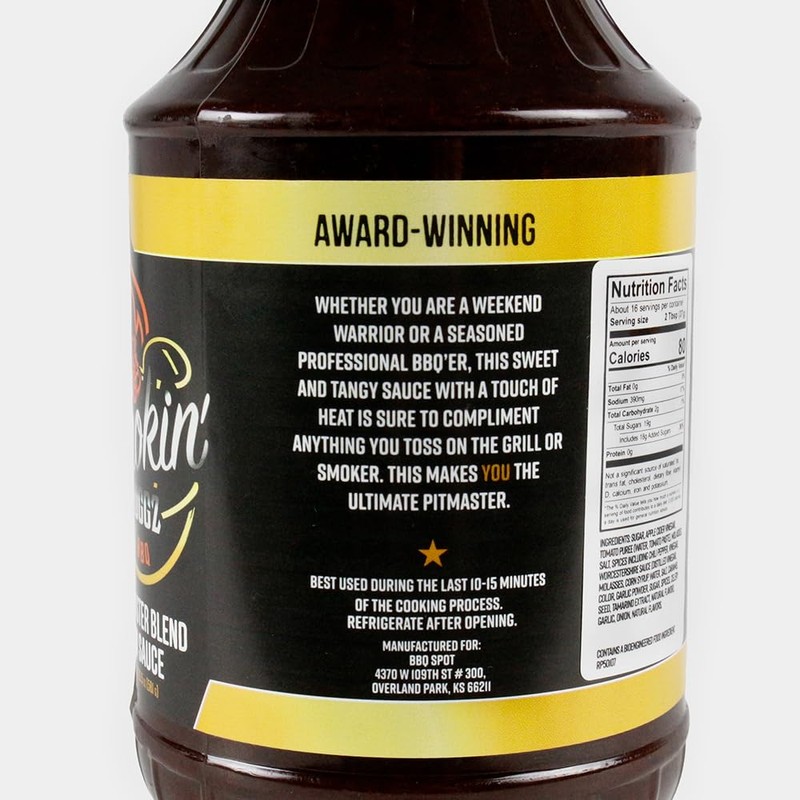 Smokin Hoggz Pitmaster Blend BBQ Sauce Sweet Tangy Hint of