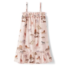 Gymboree,and Toddler Sleeveless Dress,Crystal Pink Safari,8