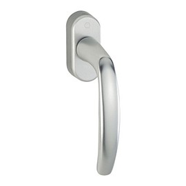 Hoppe Window Handle Secustik Atlanta- 7 x 37 mm Square, Silver, 2326338