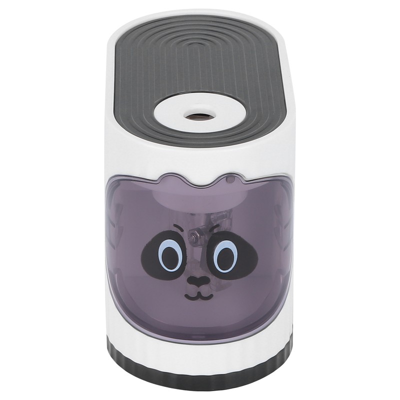 Electric Pencil Sharpener Classroom Cartoon Stationery Auto Stop for Kids
