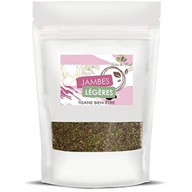 Herbes du Monde Organic Herbal Tea for Light Legs - Mix of Organic Plants to Promote Circulatory Wellness - 1 Bag of 100g - AB Certified