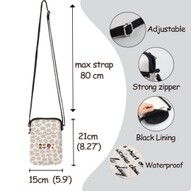 MNIGIU Funny Tv Series Inspired Crossbody Bag Tv Show Lover Gift Movie Shoulder Bag True Crime Gift, Cartoon Character Bag