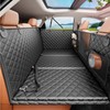 REEVAA 2.0 Hard Bottom Back Seat Cover for Large Dogs,
