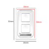 Naisfei 30 Pcs Silver Bar Case 30 * 50 mm