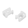 uxcell Cable Tie Mount Base Saddle Type Wire Holder Nylon