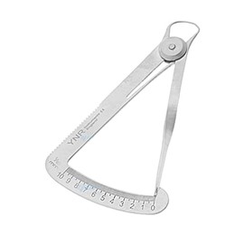 YNR IWANSON Dental Caliper,Calipers Measuring Stainless Steel Wax Calipers Crown Gauge Measuring Instrument For 0-10 mm