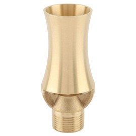 Ymiko Pond Sprinkler Water Fountain Nozzle, Brass Ice Tower Cascade Cedar Spray Head for Garden Pond, Pool, Rockery Decoration(1/2'' 3/4'')