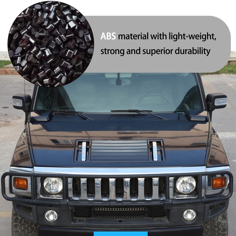 Lcojicep Hood Deck Vent Panel Covers Trim Moulding Compatible with