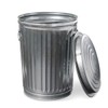 20 Gallon Galvanized Trash Can, Metal Bucket with Lid (20