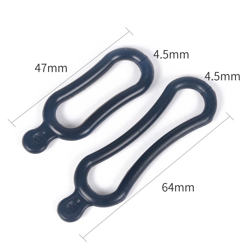 Pack of 20 Rubber Rings Bicycle Stretch Rubber Rings, Bicycle