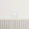 KICHOUSE Dryer Vent Cover Louvered Design for Enhanced Efficiency Construction