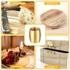 QfwdfcTrenz 4PCS Brass Wood Cutting Board Feet Mini Cabinet Leg