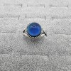 Sterling Mood Ring in Sterling Silver Plated, Color Changing Ring