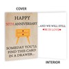 Abeletree Happy 50 Year Anniversary Card for Him Her, Funny