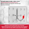 Ultimate 121-Piece Pegboard Hooks Set, Pegboard Accessories with Metal Hooks,