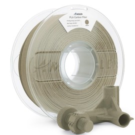 AMOLEN Carbon Fiber PLA Filament 1.75mm, Lightweight & High-Strength PLA-CF Filament, Dimensional Accuracy ± 0.02mm, 1kg(2.2lbs) Spool for 3D Printers (Brown)