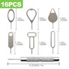 ZukoCert 16 Pieces SIM Card Removal Tool Set, Multi-Functional SIM
