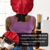 AWAYTR Satin Bonnet Silk Like Bonnets for Sleeping Sleep Cap