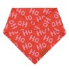 PTDECOR Christmas Dog Bandana, Xmas HOHO Santa Dog Bandana Reversible