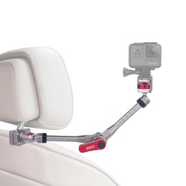 cametv Universal Multi-Device Clamp Mount for Cars & Motorcycles – Heavy Duty 360° Adjustable Gpro Action Camera/Light Holder, IPX6 Waterproof Grip Fits 9-16mm Steel Rods(61031)