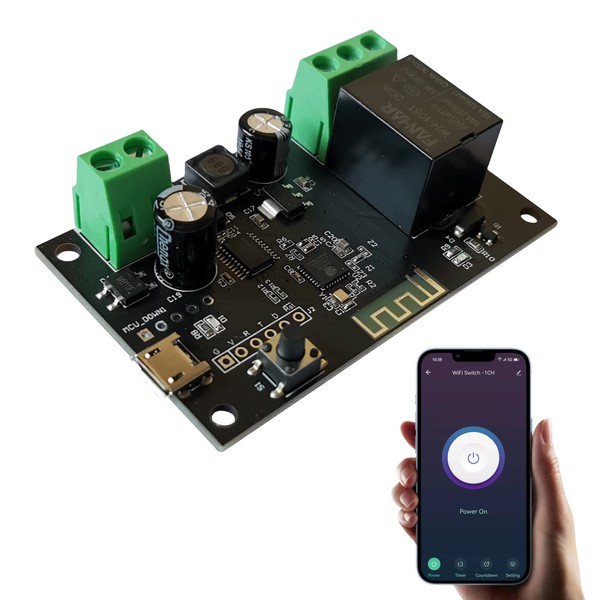 Jane Eyre WiFi Wireless Smart Switch Relay Module Jog Self-Locking