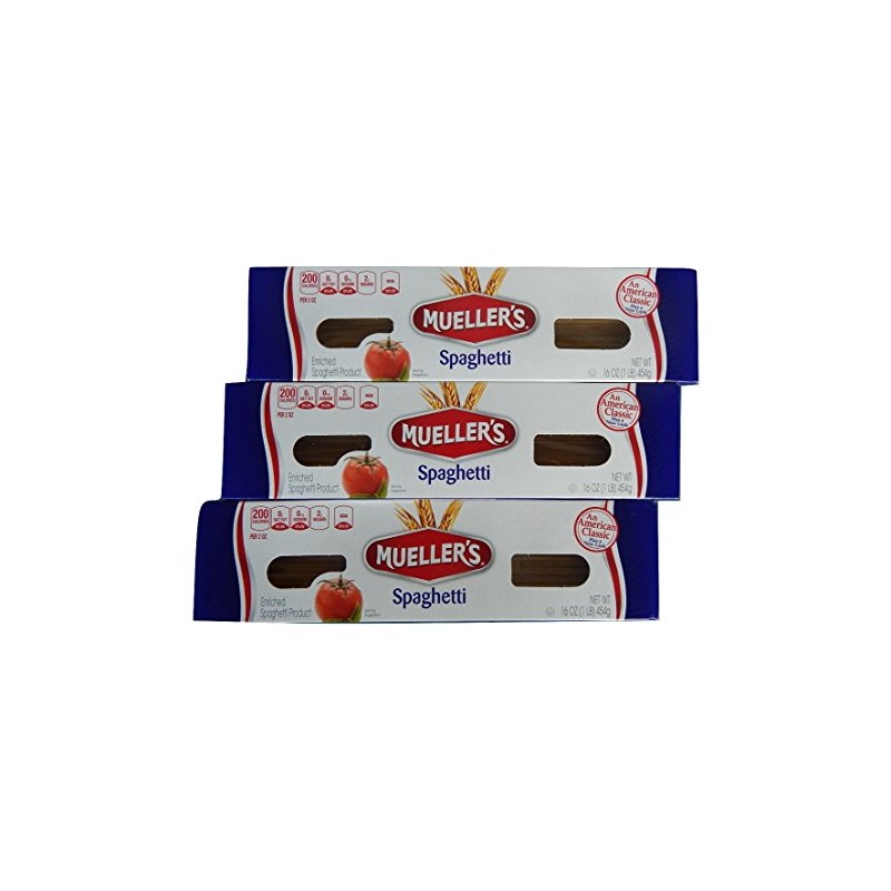 Mueller's Enriched Spaghetti Pasta 16 oz. / 1 lb. Box