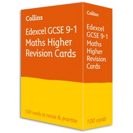 Edexcel GCSE 9-1 Maths Higher Revision Cards: Ideal for the 2025 and 2026 exams (Collins GCSE Grade 9-1 Revision)