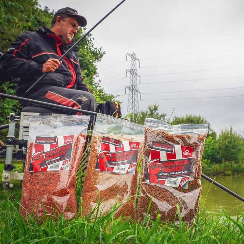 Fjuka Squeez-Ready Method Mix | Ready-prepped Method feeder groundbait |