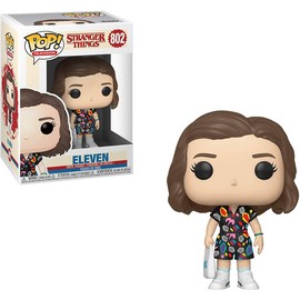 Stranger Things - Eleven in Mall Outfit Funko Pop! Vinyl Figure (Bundled with Compatible Pop Box Protector Case), Multicolored, 3.75 inches