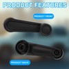 lasuroa 2pcs Manual Window Handle Car, Driver & Passenger Side
