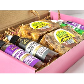 Infinix [6 pcs Gift Set] 4 Hair growth oil + 2 African Black Soap, Thick and Full treatment oil, Power Grow Lavender, Vitamin Oil, Teatree Peppermint